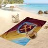 West Ham United Fußball-Print Strandtuch, Großes Weiches Schnelltrocknendes Handtuch für Strand Camping Schwimmen