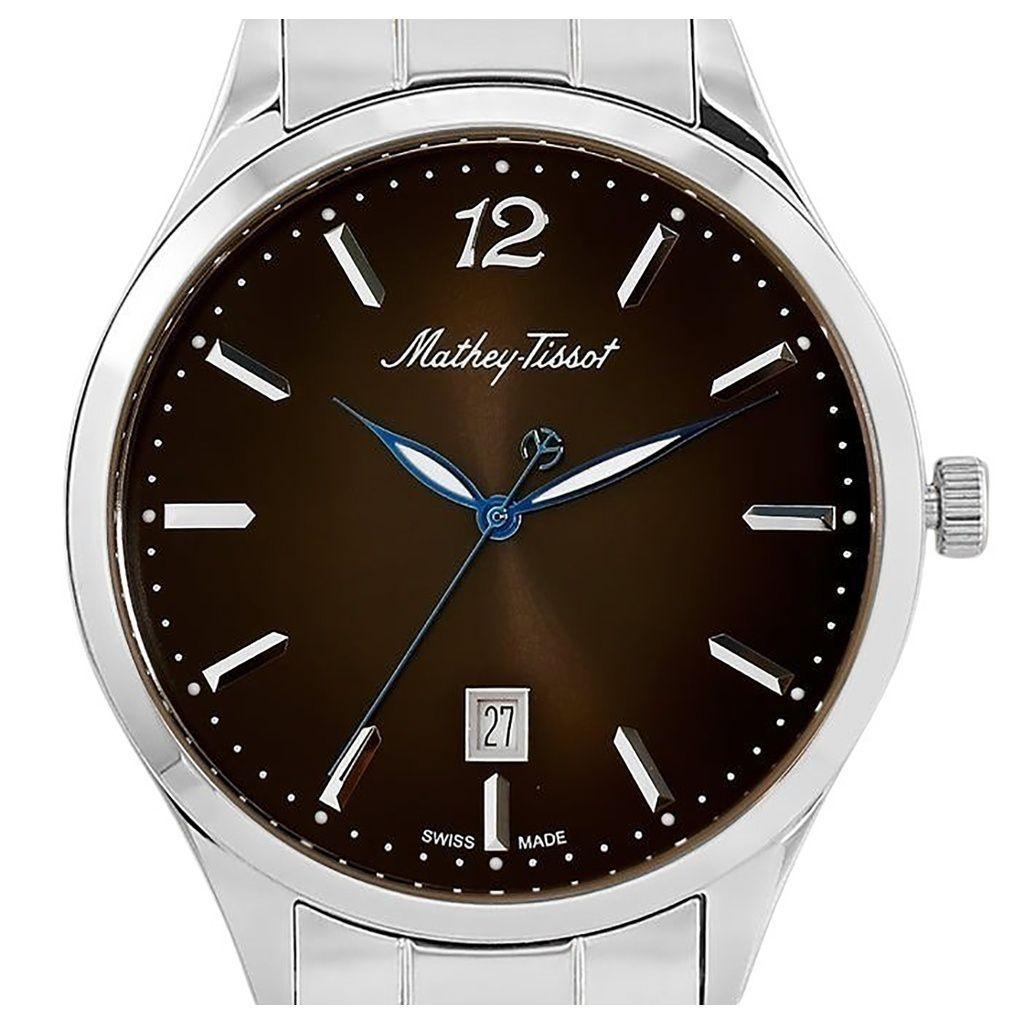 Mathey-Tissot Urban Metal Black Dial Quartz H411MAN Men's Watch