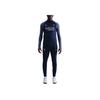 Nike Letter Pattern Mock Neck Slim Fit Long Sleeve T-Shirt Men Tops Navy-Blue HJ7782-411