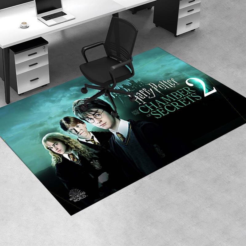 

Harry Potter Chamber of Secrets Poster Print Office Mat Home Decor Office Desk Chair Rugs Chair Carpet for office Chair Mat Gift For Hallowe 60cm by 90cm