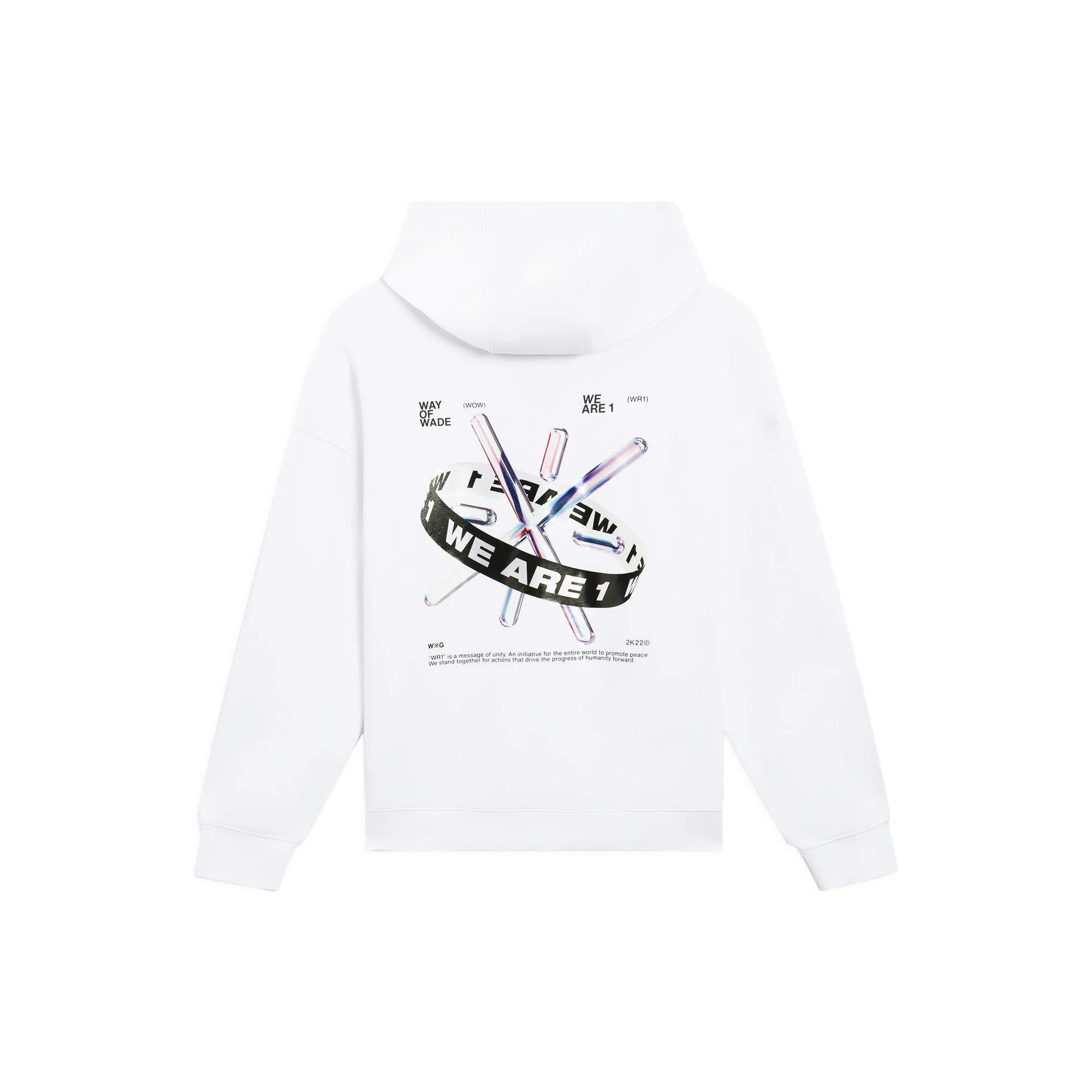 Li-Ning x Glare Sweatshirt White Black Unisex AWDS581-2 XXL