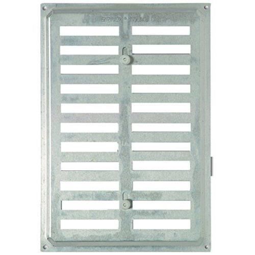 Brinox Grille daération avec volet roulant aluminium, 24.5x 17cm couleur argent - B70390A