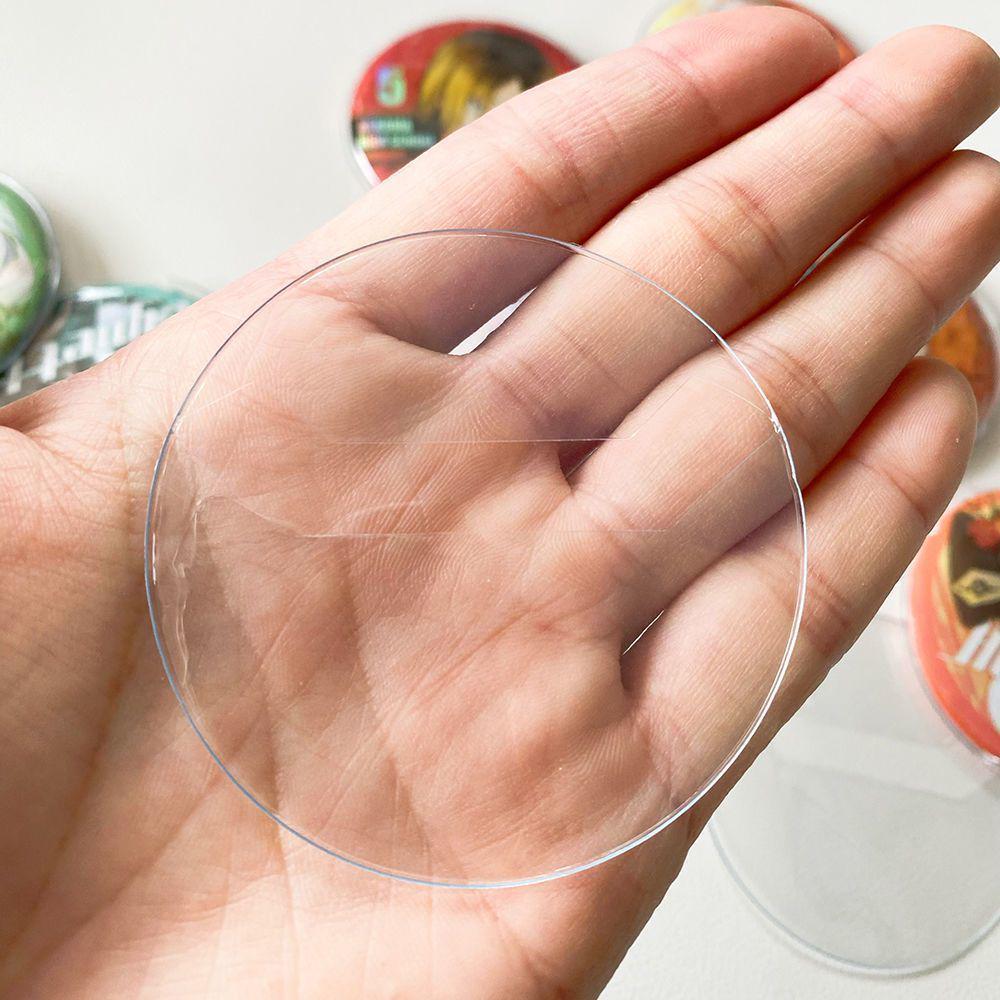 75mm Transparent PVC Badge Protector and Acrylic Pendant Card Sleeve