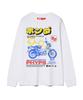 Pips Motorcycle Honda Japanese Ct 125 Long Sleeve White