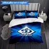 3PCS Dynamo Moscow Football Club Bedding Set 2D Printing (Includes 1 Duvet Cover + 2 Pillowcases Coreless), Bedroom decor,Fan gift