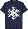 Snowflake Christmas Snowfall Snow Winter Graphic T-Shirt