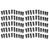 100Pcs End Plug Pneumatic Composite Pipe Connector Quick Connect Plug Pushin Tube Fitting