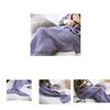 Mermaid Crochet Knit Acrylic Throw Blanket With Grid Pattern For Sofa Decor And Gift Giving