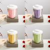 Salad Fruit Cup Double Layer Drainage Bowl For Office And School Use