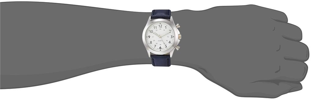 [Arias] Analog Leather Band Waterproof Men's Watch A43M01
