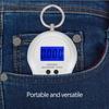 Portable Plastic Electric Digital Hanging Scale with Hook Tool for Fishing Luggage (Black)