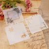 Flower Embossing Folder Stencil Plastic Embossing Template Painting Stencil for Card Making Scrapbooking DIY Album Decor