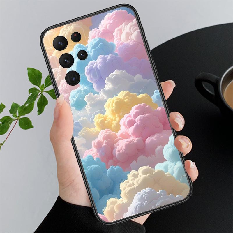 

Phone Case For Samsung A55 A16 A56 A36 A35 A15 A53 A54 A33 A34 A25 A05S A52 A52S A14 A26 A71 Rainbow clouds A26