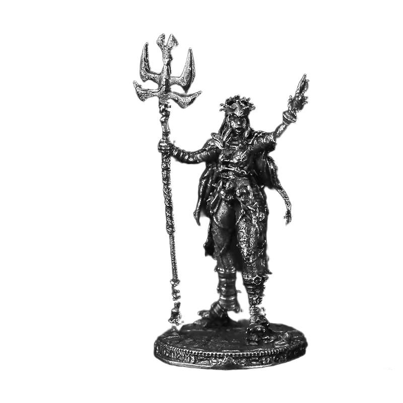 Bronze Metal Disaster Land Ancient Samurai Model Handmade Toy Table Game Decoration Male Gift Figure Statue Table Decoration