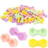 111pcs Eyelash Extension Glue Cup 1 Hole Honeycomb Tattoo Ink Pigment Holder Container Grafting Eyelashes Auxiliary Makeup Tool