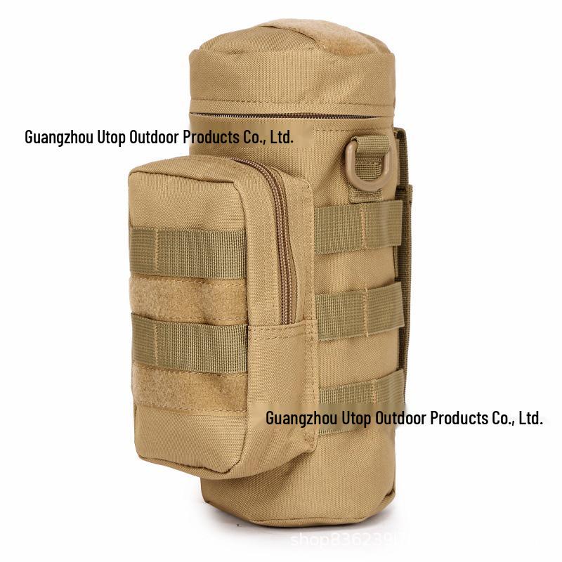 Tactical Multifunctional Water Bottle Pouch with Molle System - Outdoor Military Waist-Mounted Bag