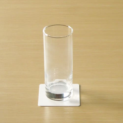 Nagao Coasters, Plain, Square, 85x85x1mm Thick, Pack of 100, Disposable, Made in Japan, Product Number: 3362316