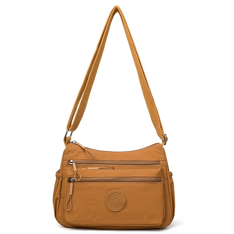 

Многосекционная легкая сумка через плечо женская сумка для поездок на работу для мам среднего возраста оранжевый