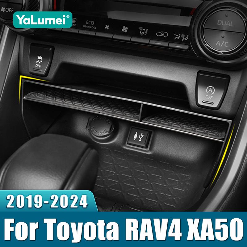 Dla Toyota RAV4 XA50      2024 RAV 4 Hybryda Samochód Konsola Centralna Pudełko do Przechowywania Organizer Uchwyt Akcesoria
