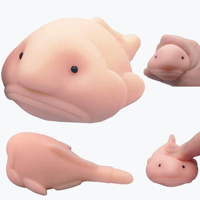 1 ks Hračka Blobfish na mačkání Senzorické zvířátko Měkké Pop Fidget hračky pro děti Dospělé Hra na odbourání stresu Večírek Halloween Vánoční dárky