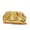 High-End Niche Gold Bag for Women, New Trendy Versatile Chain Crossbody Bag, Fashionable Shoulder Underarm Bag
