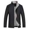 Youth Coat Casual Windproof Warm Fleece Jacket Men's Loose Stand Collar New Autumn and Winter Clothing