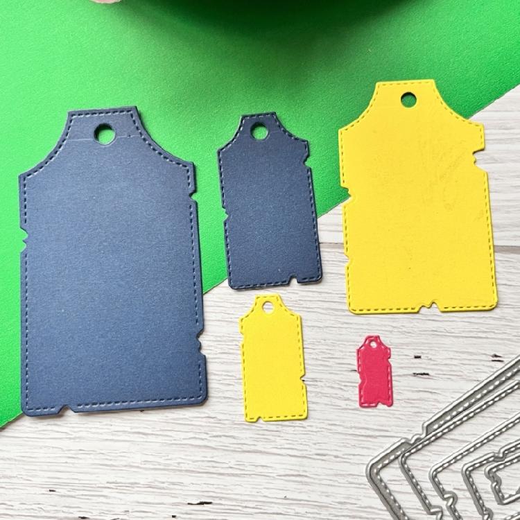 Metal Cutting Dies Hanging Tags Scrapbooking Stencil Card Embossing DIY Photo