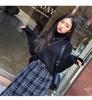 Women's High-Waist Fringe Pencil Skirt - Autumn/Winter Korean Style, Slim Fit, Mid-Length Pleated Umbrella Design