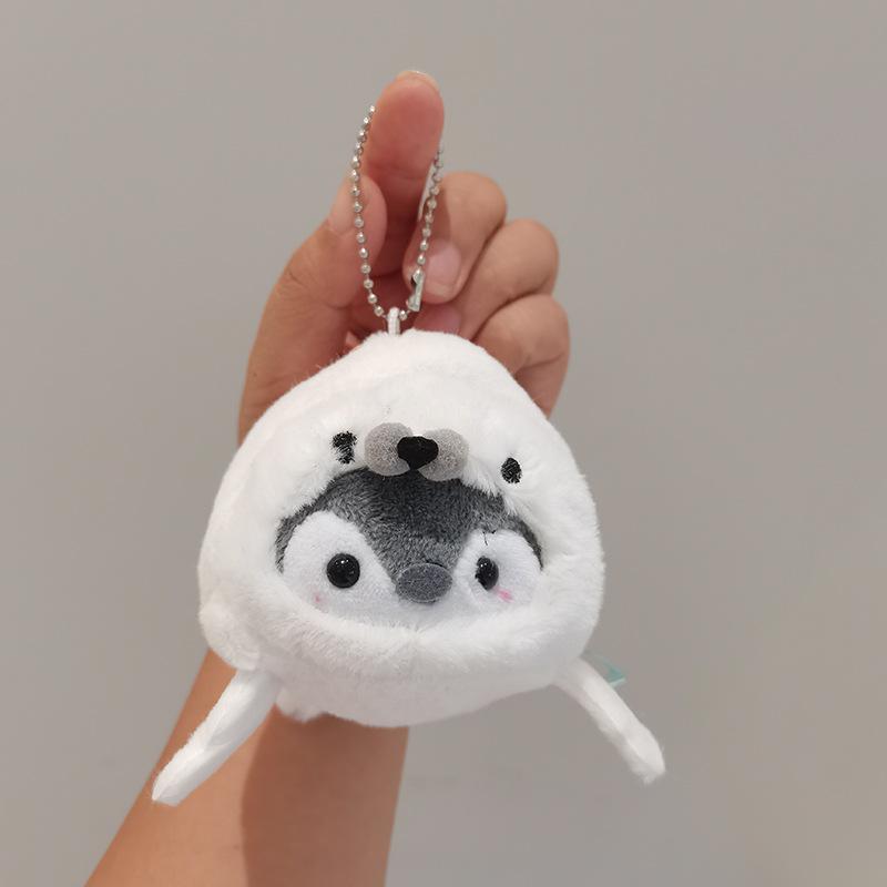 Cute Cute Seal Penguin Penguin Penguin Plush Toy Doll Transformed Into Sea Lion Dolphin Penguin Bag Hanging Doll