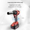 Dayou 5733 Electric Wrench - 350 Large Torque, Lithium Battery, Auto Repair Tire Impact Tool