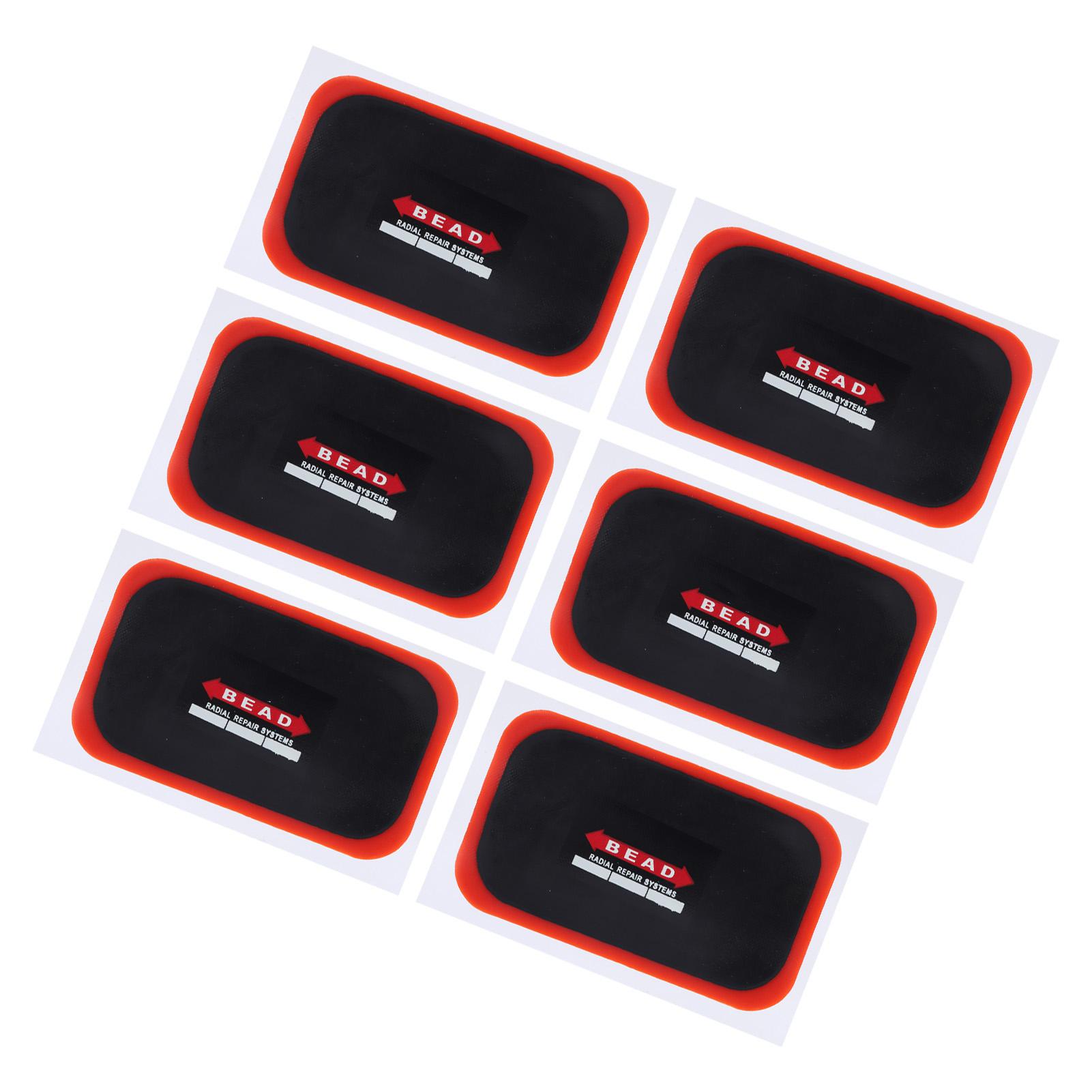 

10 шт. набор для ремонта шин универсальный для инструментов для ремонта проколов велосипеда резиновый прямоугольник 70x120 мм