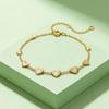 Dainty Heart Chain Anklet For Women,Stainless Steel Love Pendant Anklets,Fashion Charm Summer Jewelry Gift