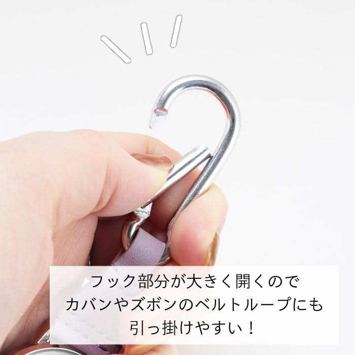 J-AXIS Watch Dusty Color Carabiner Watch Hook Casual Easy-to-Read Pastel Color Backpack Bag Student 20P1361 Green One Size