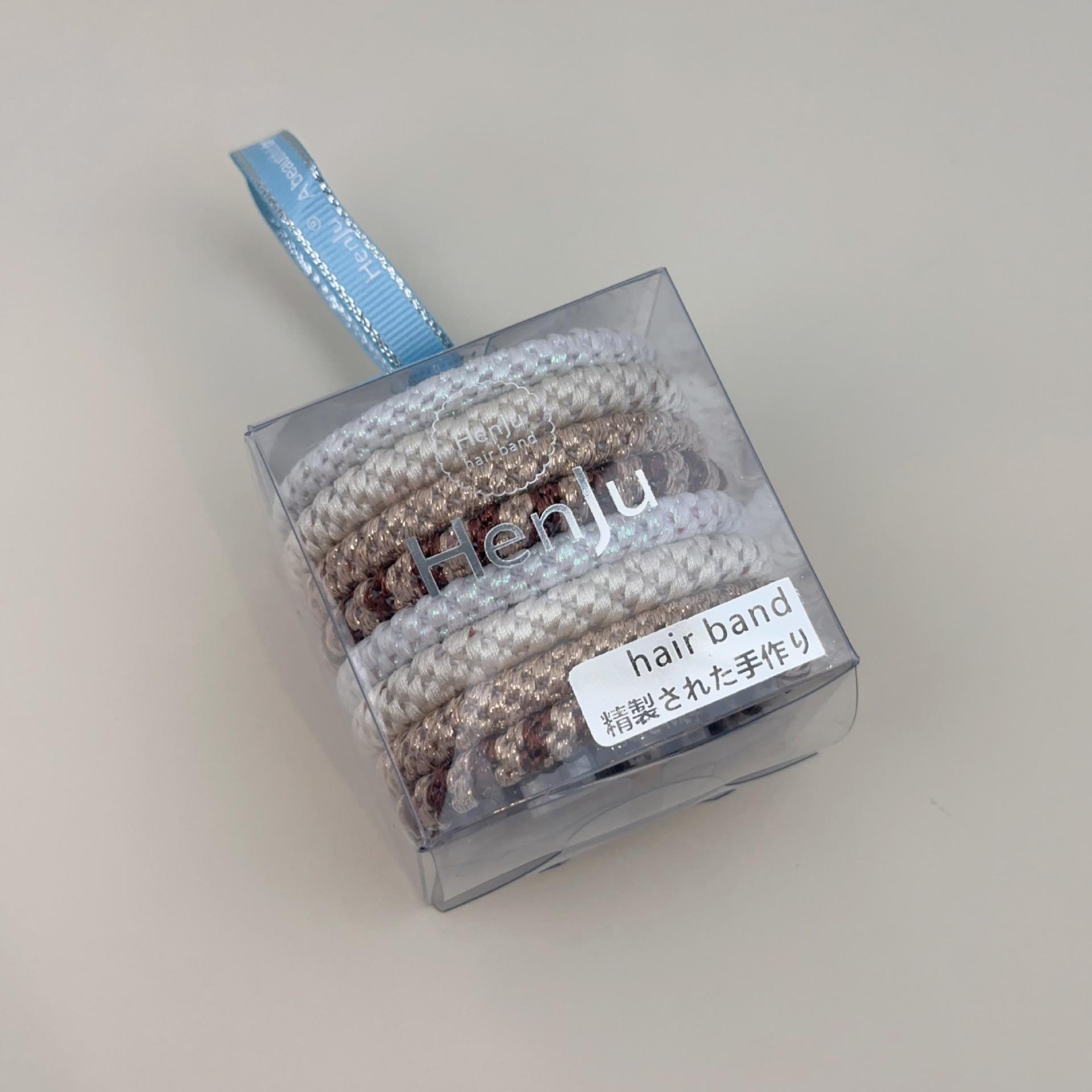 

Утолщенная плетеная резинка для волос «конский хвост» с высокой эластичностью - Простой аксессуар для волос для женщин