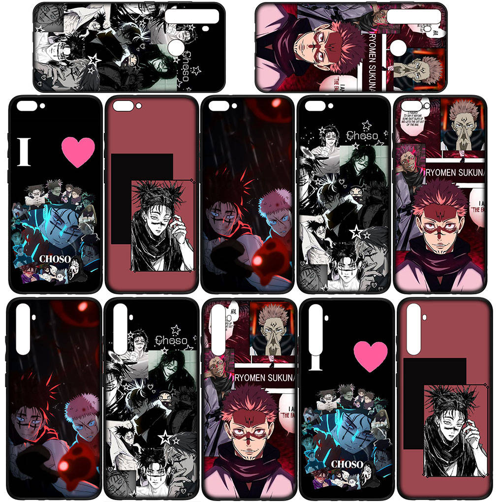Cover for iPhone 16 15 Xiaomi Redmi Note 14 13 12 11 Pro Max X 8 16e Samsung Galaxy S25 S24 S23 Moto OPPO Huawei Jujutsu Choso Kaisen Anime Phone Case