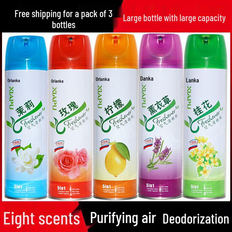 Air Freshener Spray: Buy 1, Get 3 - Indoor & Toilet Deodorizer 
