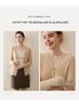 Women's 100% Pure Cashmere V-Neck Cardigan Sweater - Short Knitwear for Autumn/Winter