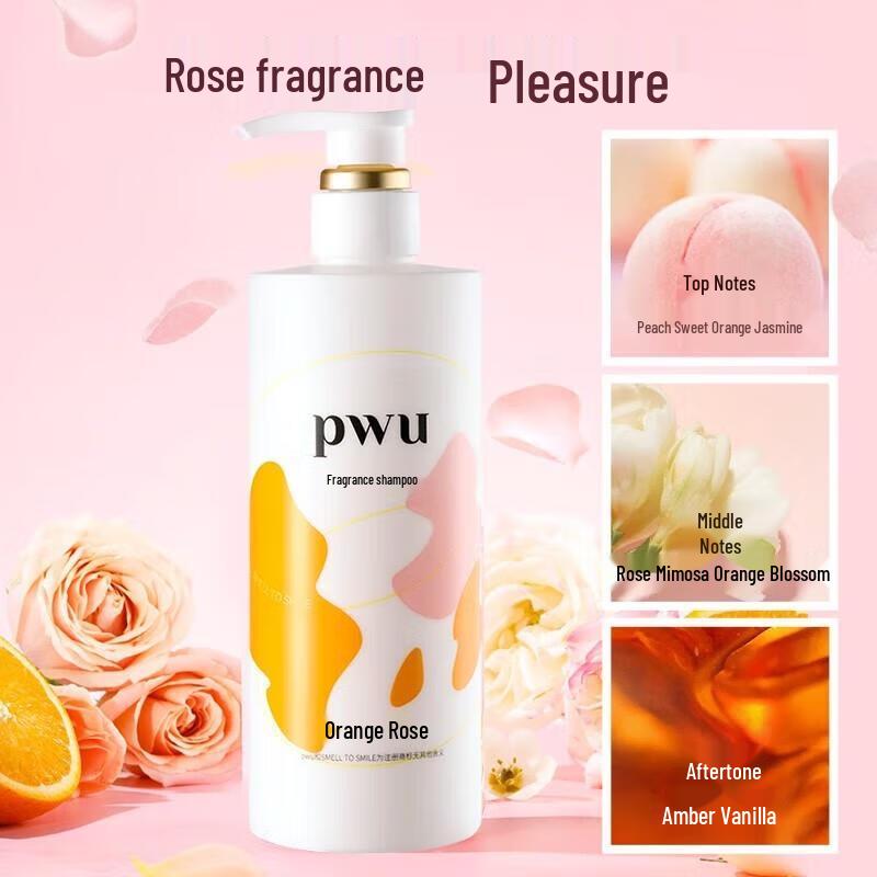 PWU Floral Rose Scented Shampoo 450g