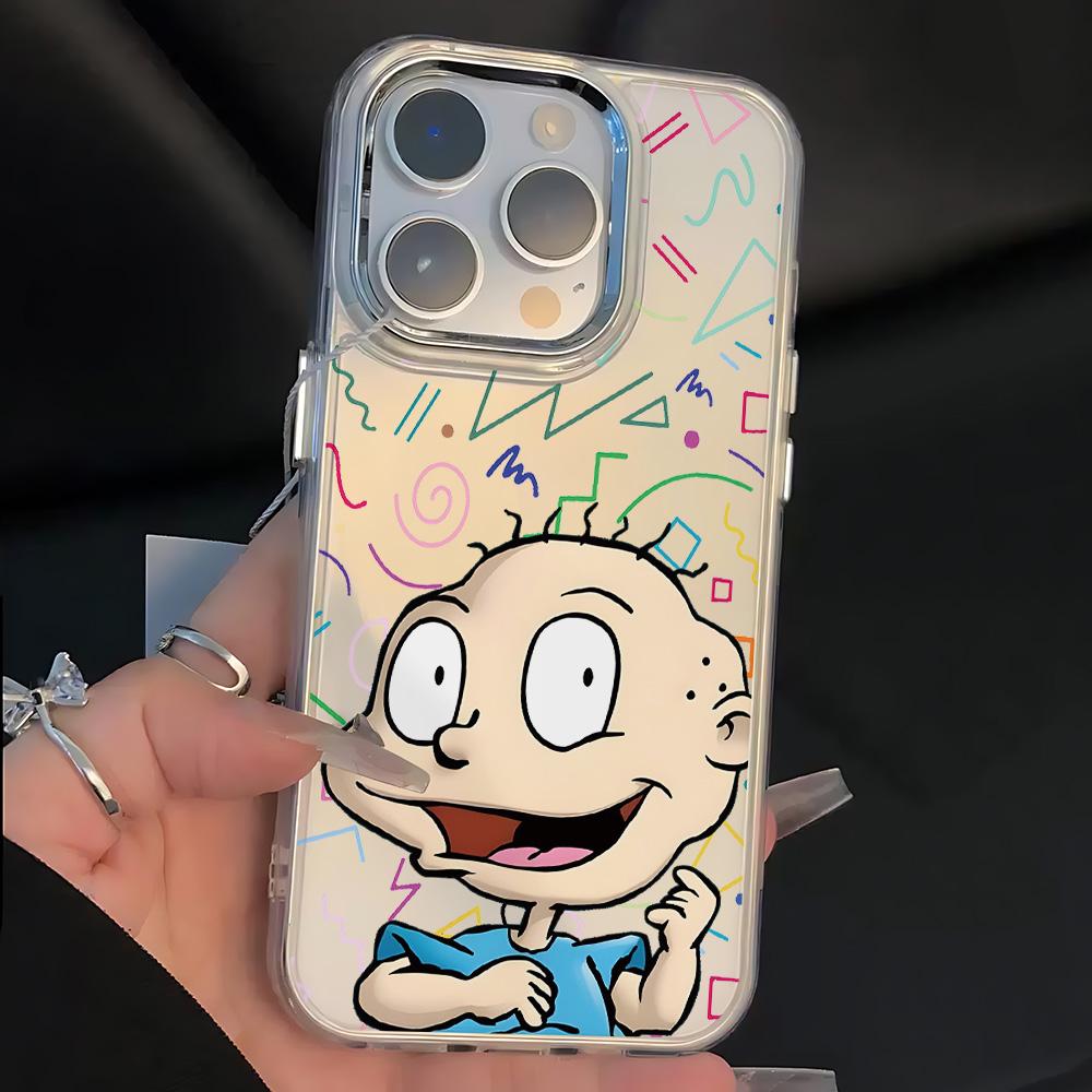 Мультяшный R-Rugrats Милый Чехол Для Телефона Google Pixel 10 9 8 7 8A 9A XL Pro 4G 5G Прозрачный Мягкий Силиконовый TPU Задняя Крышка Pixel 9 Pro XL 5G