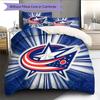 New York Rangers4 Pattern Bedding Quilt Set  Home Decoration  Gift (1 * Duvet Cover + 2 * Pillowcase  Without Core)
