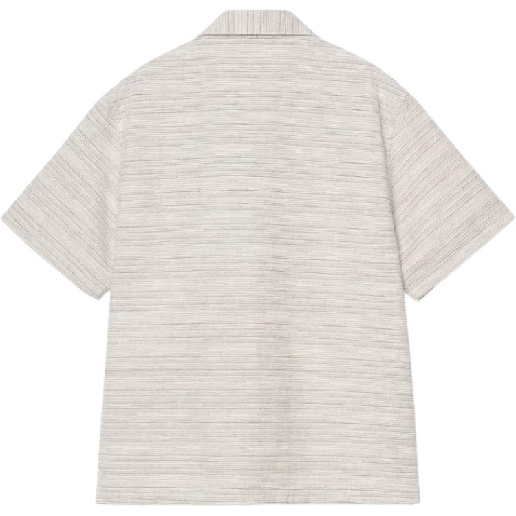Carhartt WIP Short Sleeve Gellar Stripe Shirt With Square Pocket Men Shirts I035569-30F-02