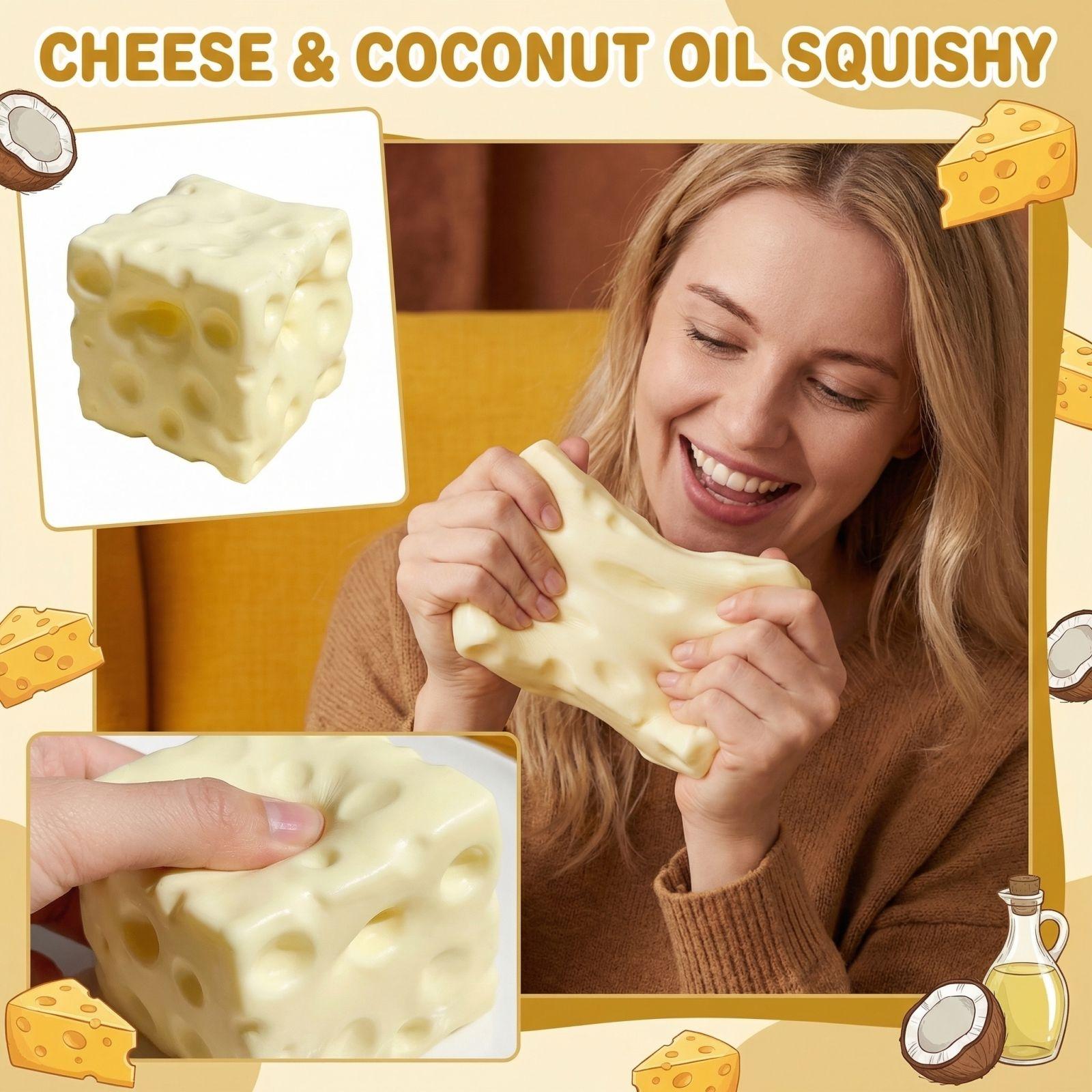 

Cheese And Milk Handmade Kneadable Oil Balls, Moldable And Non-rebounding Kneadable Fun One Size
