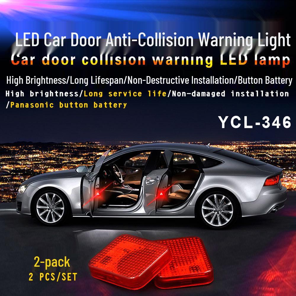 High-Brightness LED Car Door Warning Light, Easy Install, Universal Fit