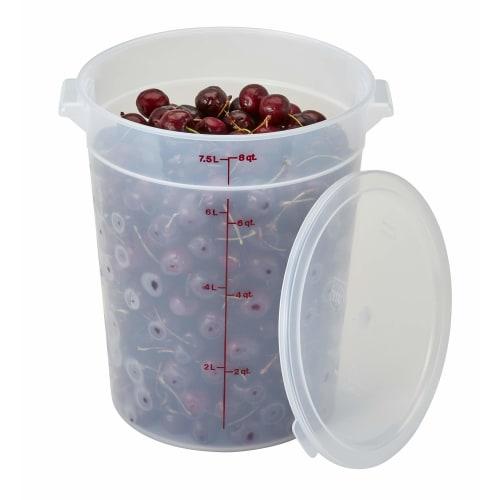 Round Food Container with Translucent Lid RFSC6PP/62-6385-17