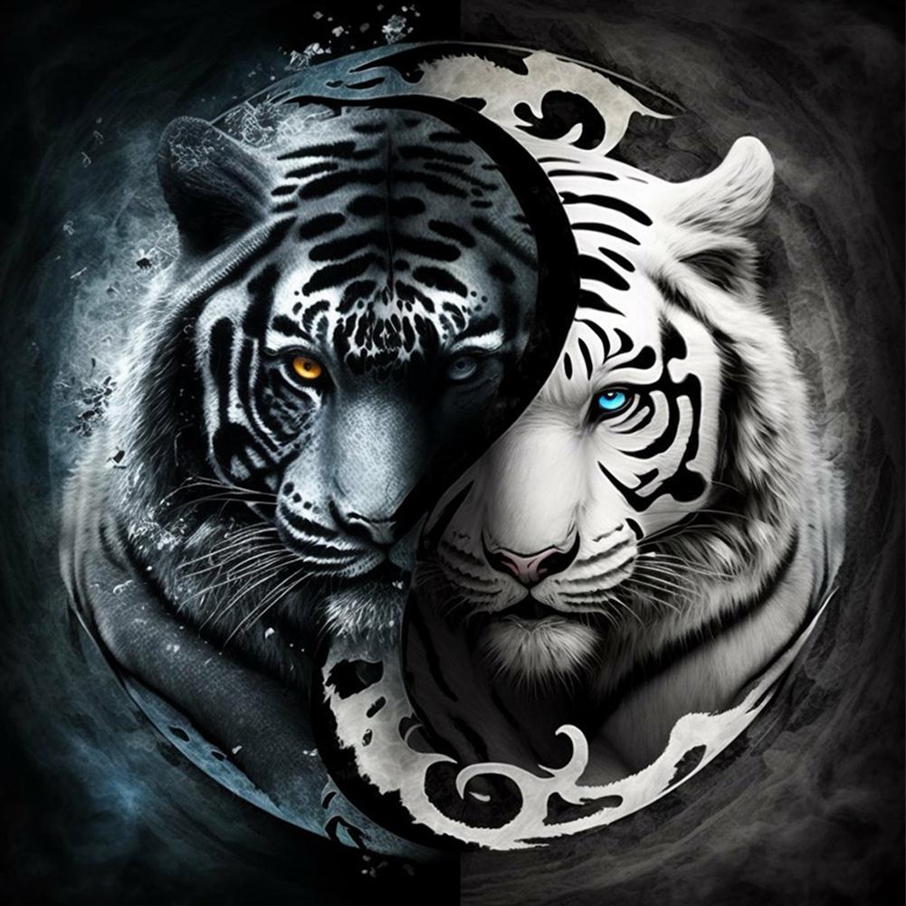 5D DIY Full Round Drill Diamond Painting Tai Chi Animal Kit Decoration Art Craft
