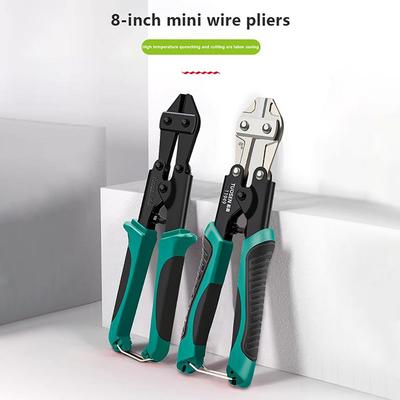 Manganese Steel Heavy Duty Bolts Cutter Wire Rope Clamp Pliers Multi-Function Hand Tools 8 Inch Mini Ratchet Cable Scissors