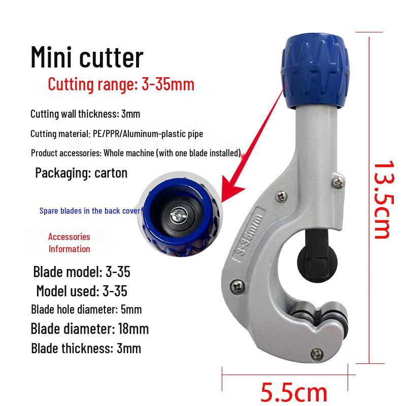 PE PVC PPR Pipe Cutter: Ring Rotating Large Scissors
