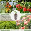 500/100Pcs Plant Nursery Bags Biodegradable Non-Woven Fabric Seedling Pouch Flowers Fruit Tree Seed Grow Bag Pot Garden Supplies