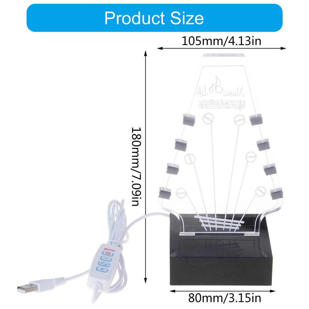 Gitarplekter Utstillingskasse Akryl Gitarutstillingsstativ Klar Gitarplekterstativ Plekterboks med Sokkel Gitarplekterholder