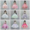 Fashion Ballet Dress For Barbie Doll Outfits 1/6 Dolls Accessories Dancing Clothes 3-layer Skirt Rhinestone Party Gown Kids Toy